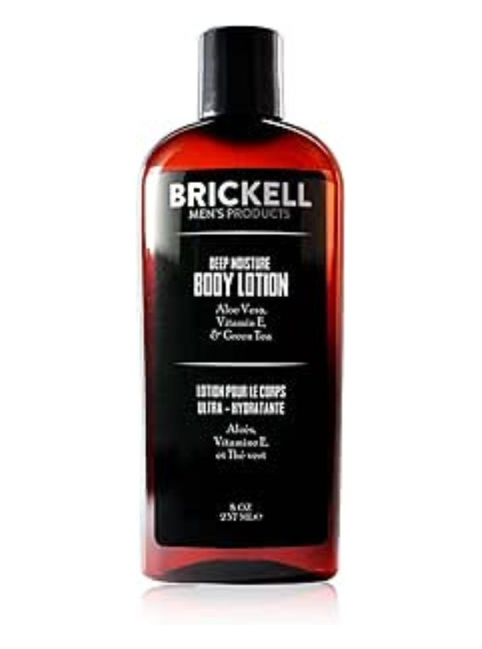 Brickell Men's Products Lotion Pour le Corps Hydratation Profonde, Naturelle Maison zéro déchet