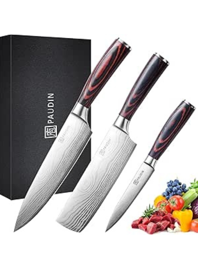 Couteau Cuisine Professionnel, Ensembles de Couteaux de Chef 20cm - Maison zéro déchet
