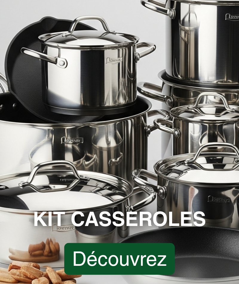 Kit casseroles Maison zéro déchet