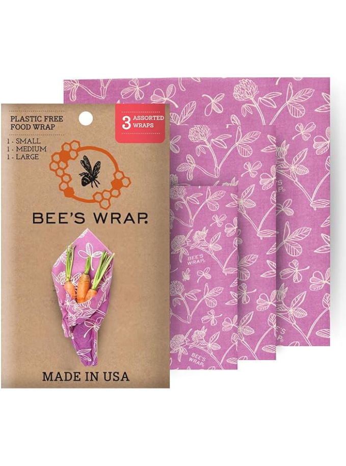 Lot de 3 emballages Alimentaires Tailles Assorties Violet Maison zéro déchet