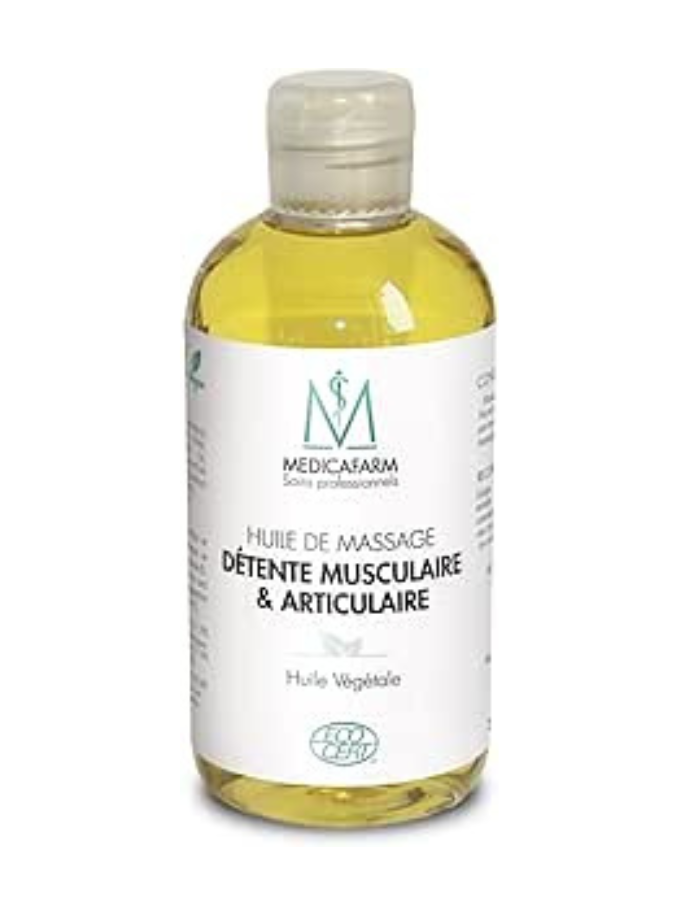 MEDICAFARM - Huile de massage détente musculaire & articulaire Maison zéro déchet