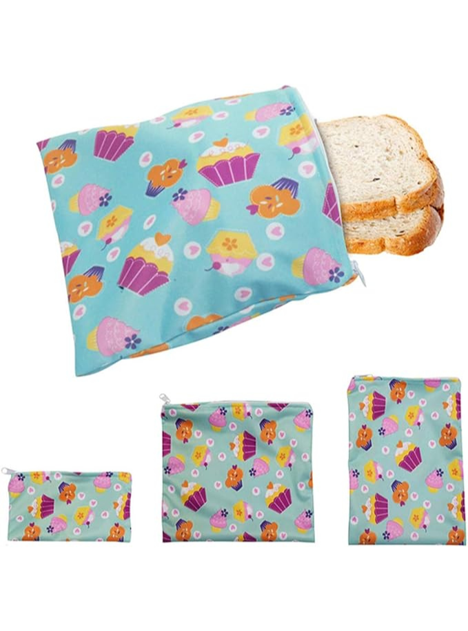 Sac à Sandwich écologique, Sacs à Collation en Tissu Durable Maison zéro déchet