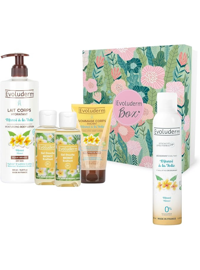 EVOLUDERM – Coffret Bain Femme - Soins Corps Maison zéro déchet