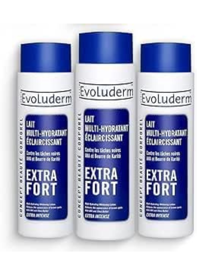 EVOLUDERM – Lait Multi-Hydratant Éclaircissant Extra Fort – 500 ml Maison zéro déchet