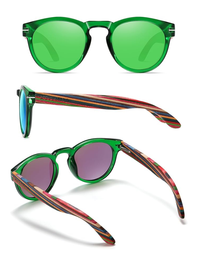 KITHDIA Lunettes de Soleil Polarisées Femmes Maison zéro déchet
