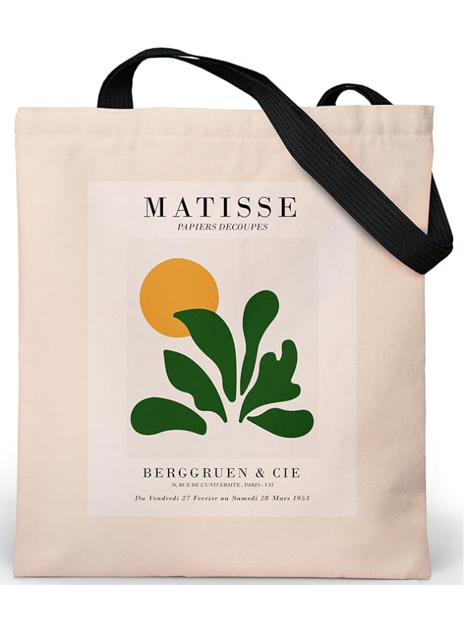 Matisse Tote Bag fermeture éclair et poche intérieure Maison zéro déchet