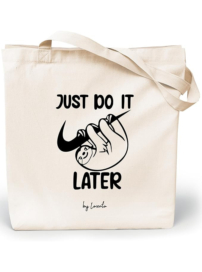 Tote Bag Femme - Sac Cabas Original - Tote Bag Coton 100% Maison zéro déchet