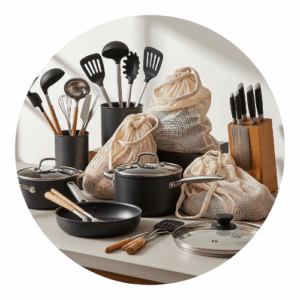 Ustensiles de cuisine Maison zéro déchet