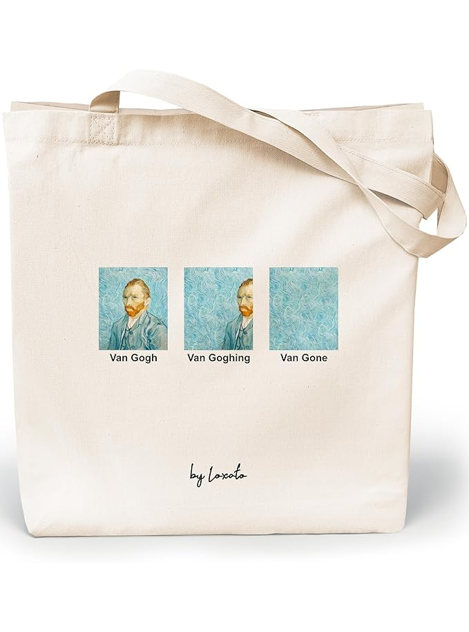Van Gogh - Sac Cabas Femme Original - Tote Bag Coton 100% Maison zéro déchet