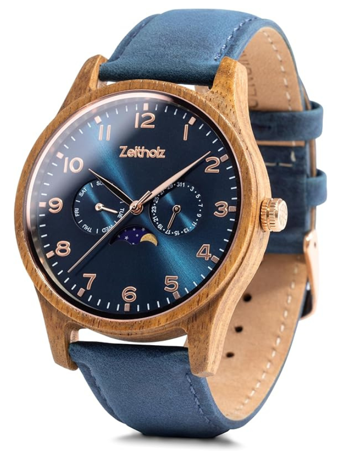 Zeitholz Montre Wooden pour Homme - Nouvelle Collection Klitten Maison zéro déchet
